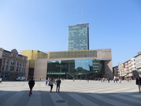 Charleroi - la place Verte et le centre commercial Rive Gauche