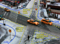 Au croisement des rues Varick et Clarson, à New York - © Doug Gordon